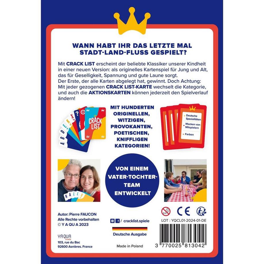 HUCH!  Kartenspiel Crack List 