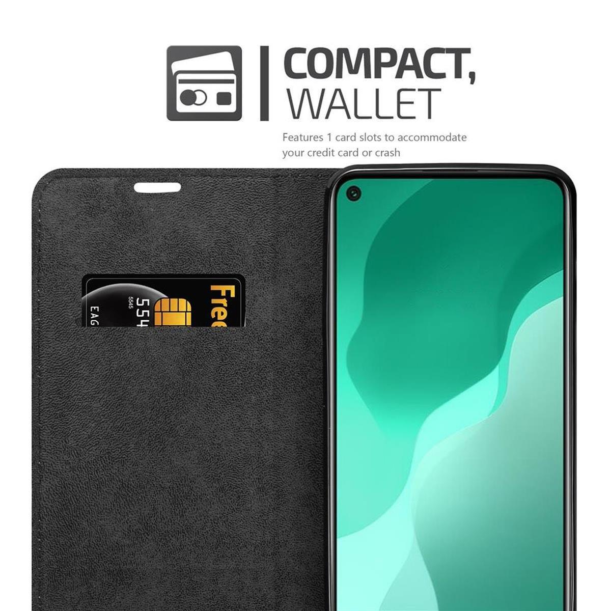 Cadorabo  Housse compatible avec Huawei NOVA 7 SE - Coque de protection avec fermeture magnétique, fonction de support et compartiment pour carte 