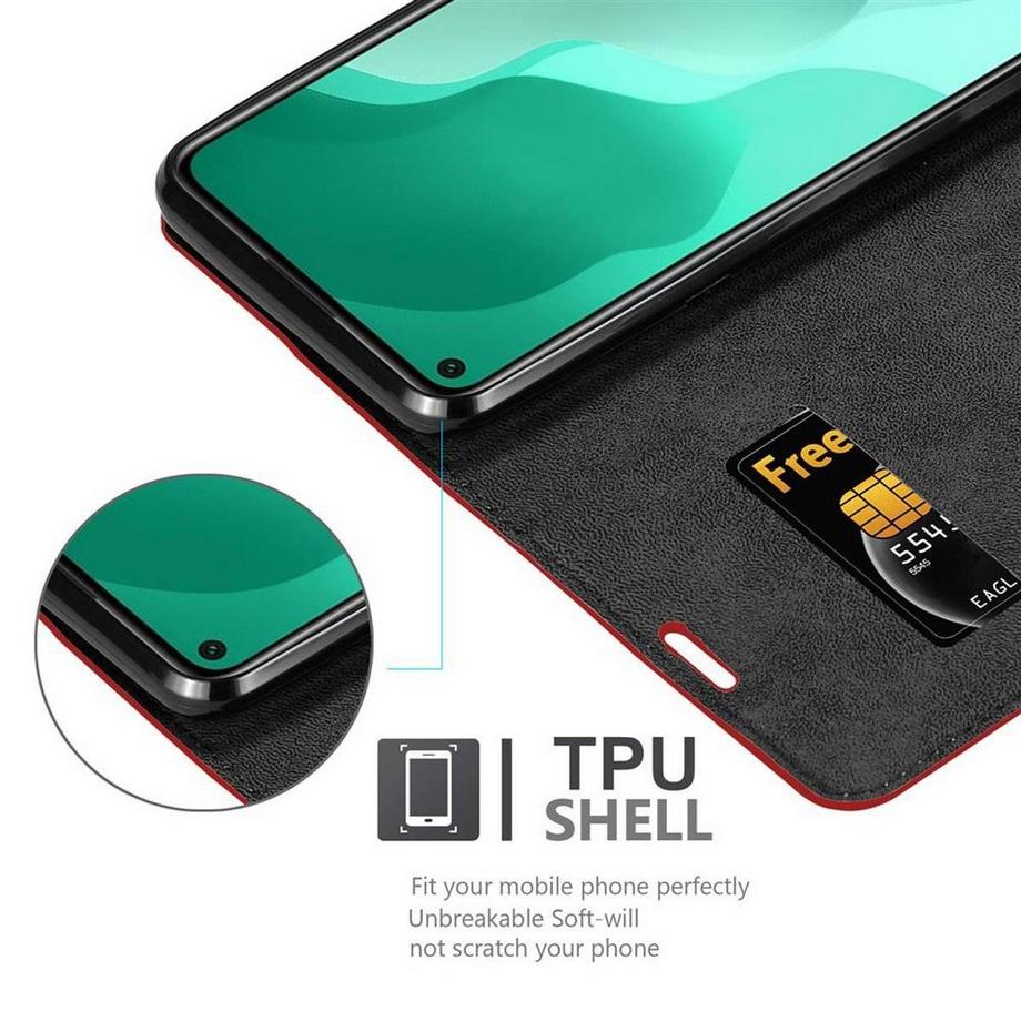 Cadorabo  Hülle für Huawei NOVA 7 SE Magnetverschluss, Kartenfach 