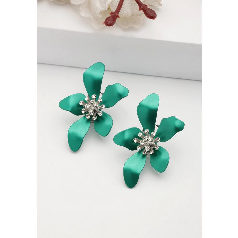 AVANT-GARDE PARIS  Boucles d'oreilles stud florales 