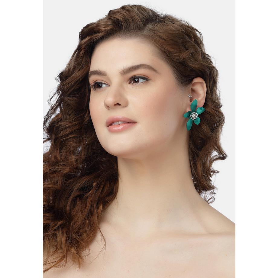 AVANT-GARDE PARIS  Boucles d'oreilles stud florales 