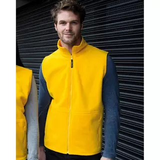 Result Mens Active Anti Pilling Fleece Bodywarmer Jacket (veste polaire antiboulochage)  Jaune