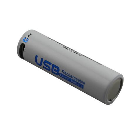 Avizar  1,5 V 1700 mAh compatibile con la batteria AA 14500 con porta ricaricabile USB-C 