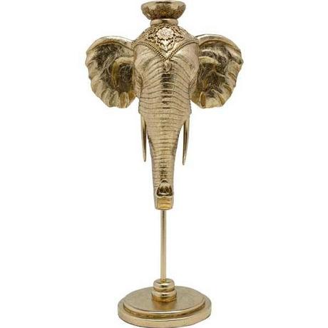 KARE Design Kerzenständer Elephant Head gold 49  