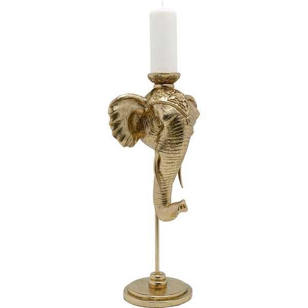 KARE Design Candeliere Testa di Elefante oro 49  