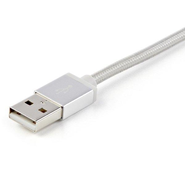 STARTECH.COM  Câble multi chargeur USB de 1 m - Lightning USB-C Micro-B - Tressé 