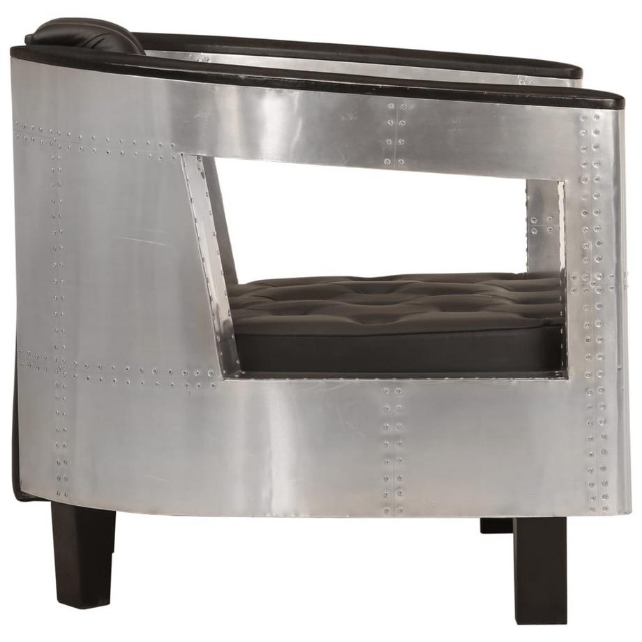 VidaXL Fauteuil cuir  