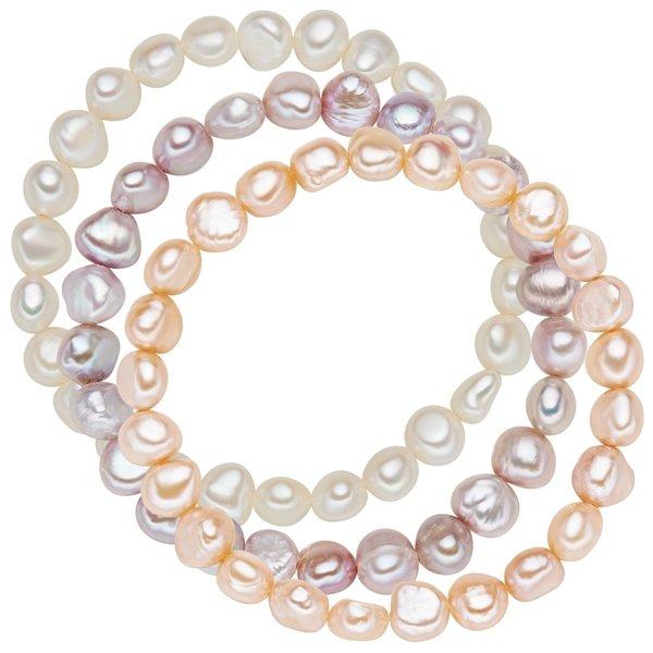 Image of Valero Pearls Damen Perlen-Armband - 19cm