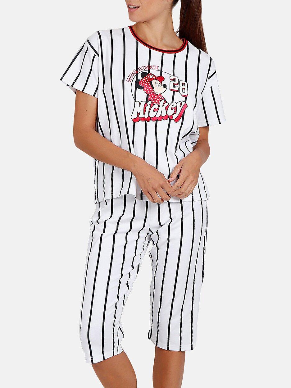 Admas  Mickey Beisbol Disney pantaloni del pigiama  t-shirt 