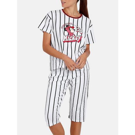 Admas  Pyjama pantacourt t-shirt Mickey Beisbol Disney 