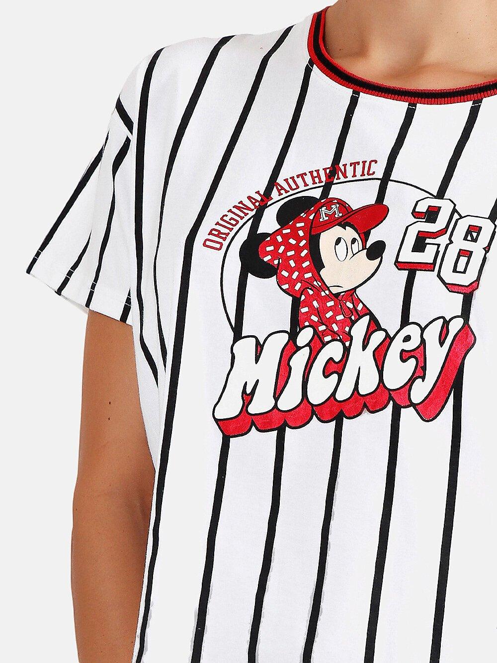 Admas  Pyjama pantacourt t-shirt Mickey Beisbol Disney 