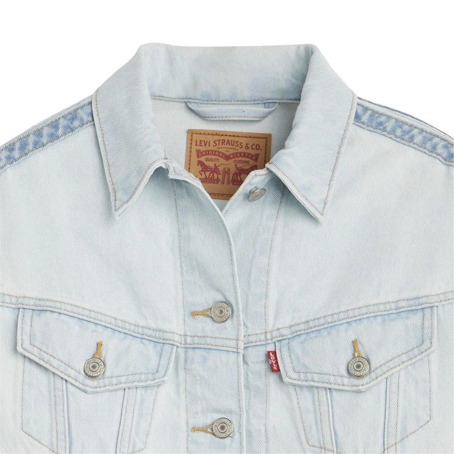Levis Veste en jean shrunken 90s à col  