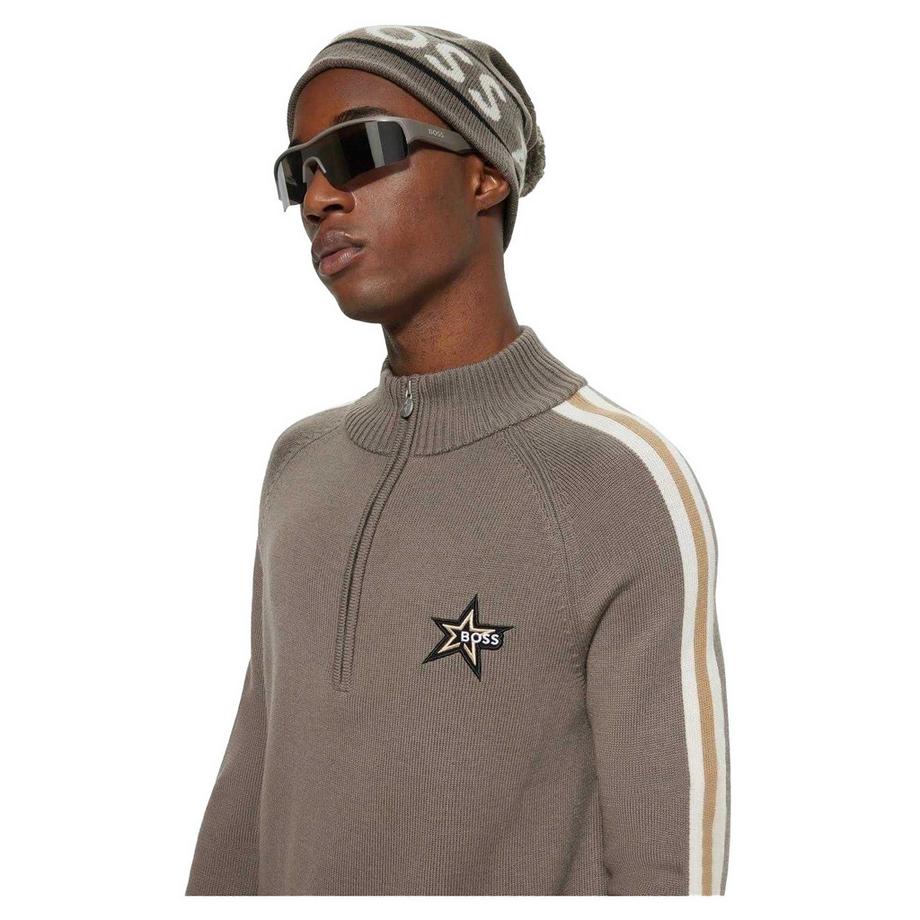 BOSS Pullover, Regulär, Raglanärmel  