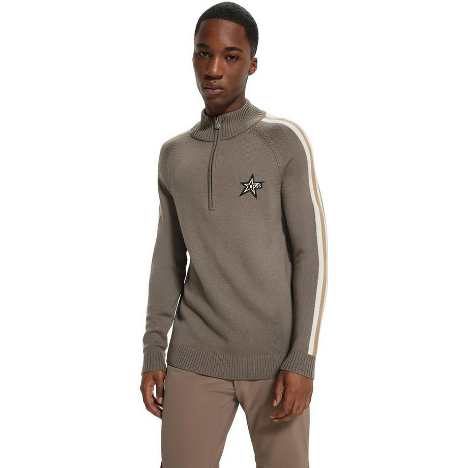 BOSS Pullover, Regulär, Raglanärmel  