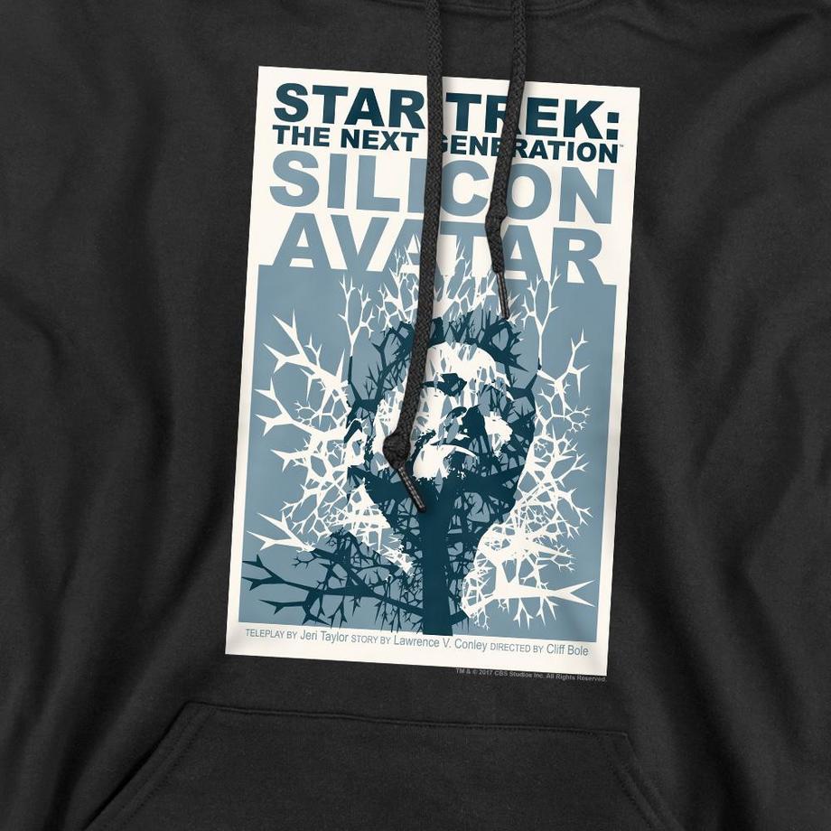 Star Trek The Next Generation Season 5 Episode 4 Felpa con Cappuccio  