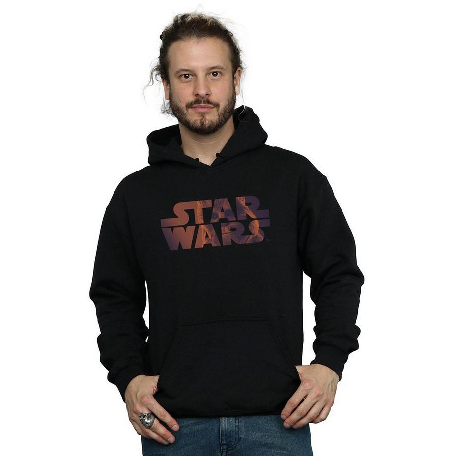 STAR WARS Star Wars Logo Felpa con Cappuccio  