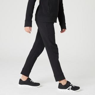 DOMYOS  Pantalon de jogging enfant coton respirant - 900 noir 