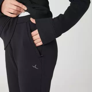 DOMYOS Pantalon de jogging enfant coton respirant - 900 noir  Noir