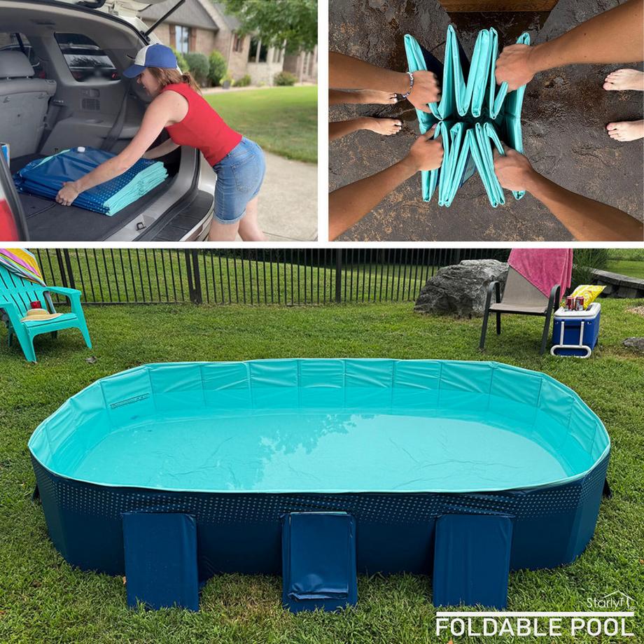 STARLYF  Foldable Pool - Faltbarer Pool ohne Montage 