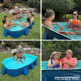 STARLYF  Foldable Pool - Faltbarer Pool ohne Montage 