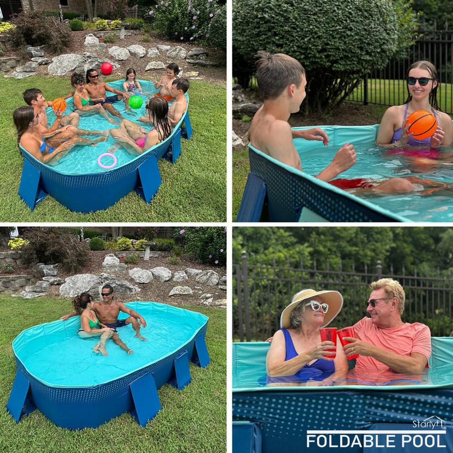 STARLYF  Foldable Pool - Faltbarer Pool ohne Montage 