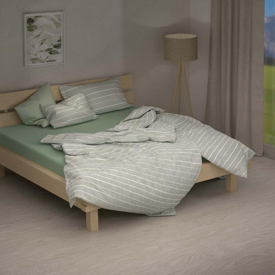 Lotus Bettwaren Mariano Copripiumino a Righe Renforcé  