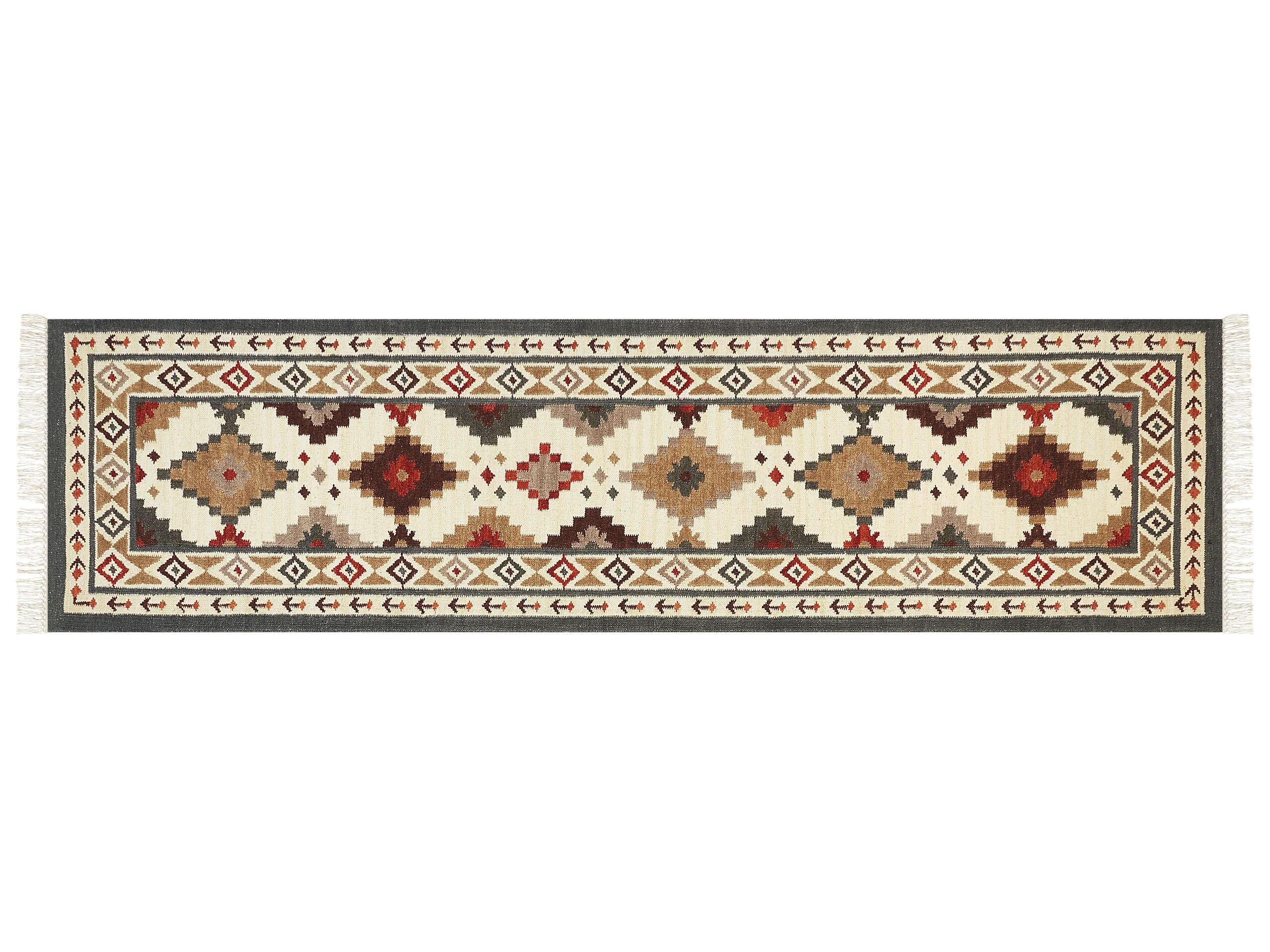 Beliani Tapis en Laine Rustique GHUKASAVAN  