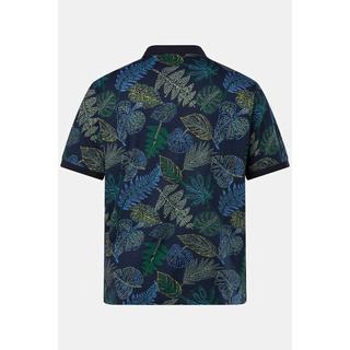 JP1880  Poloshirt, Halbarm, Allover-Print, Polokragen 