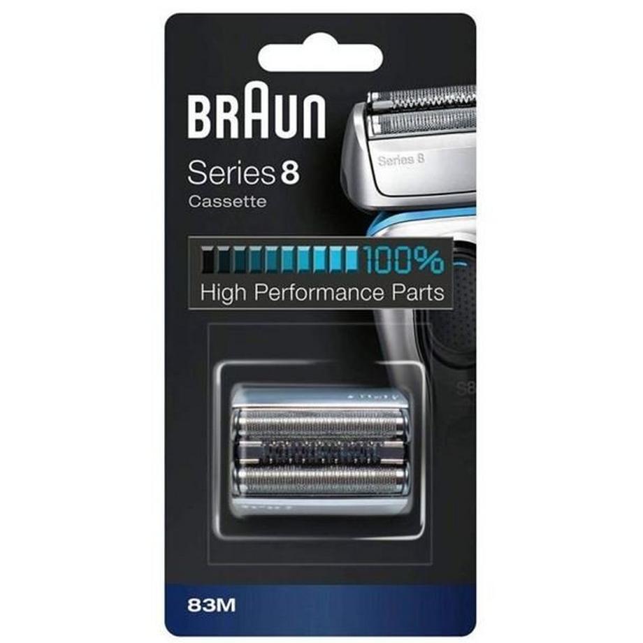 BRAUN  Serie 8 Rasierkassette 83M Mattsilber 