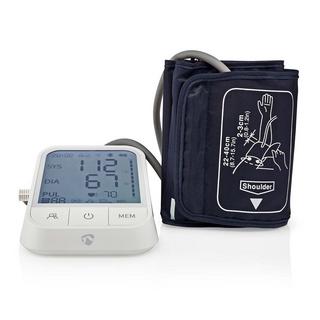 Nedis  SmartLife Tensiomètre | Bras | Bluetooth | Ecran LCD | 22 - 42 cm | Indication d'arrêt / Détection brassard en place / Détection rythme cardiaque irrégulier | Blanc 