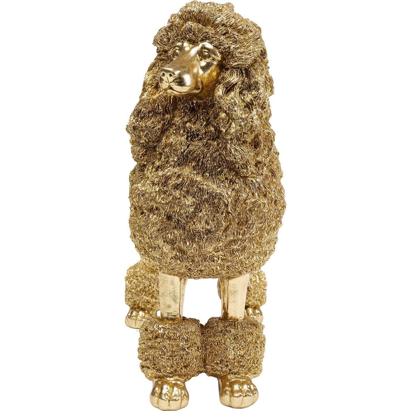 KARE Design Figura decorativa Mrs Poodle oro 34  