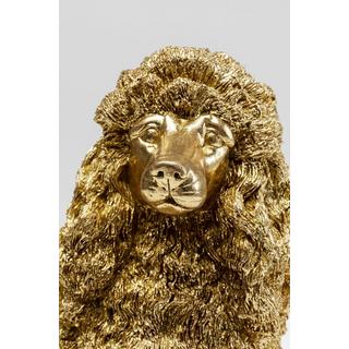 KARE Design Figura decorativa Mrs Poodle oro 34  