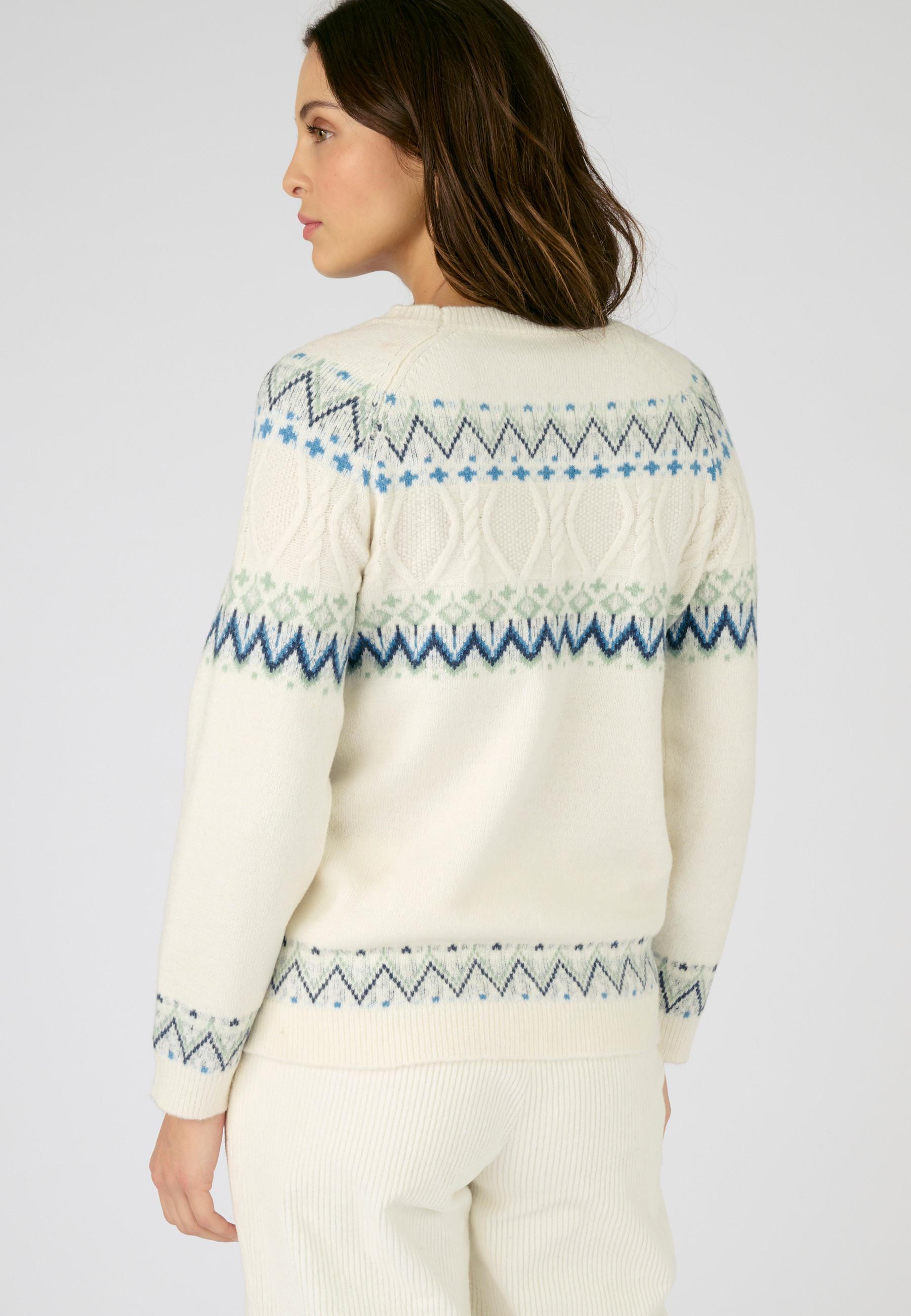 Damart  Warmer Pullover aus Jacquard- und Zopfstrick Thermolactyl 