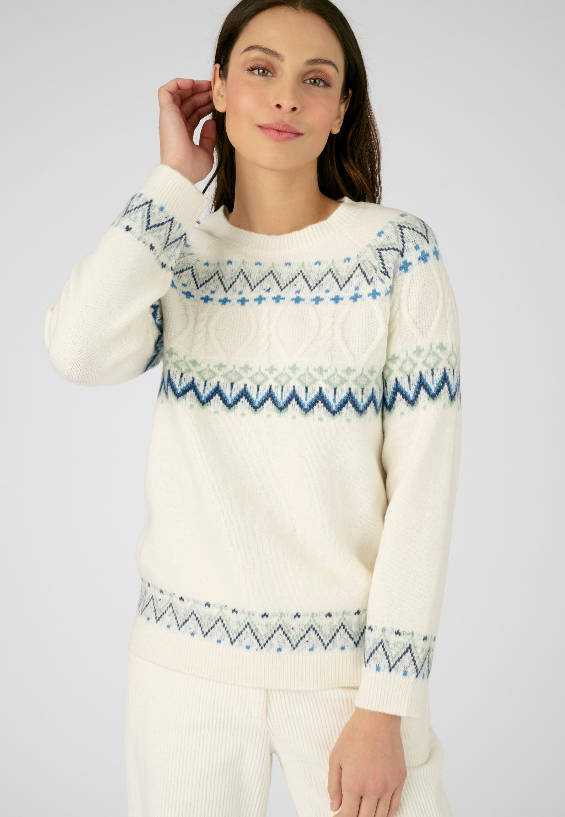 Damart  Warmer Pullover aus Jacquard- und Zopfstrick Thermolactyl 