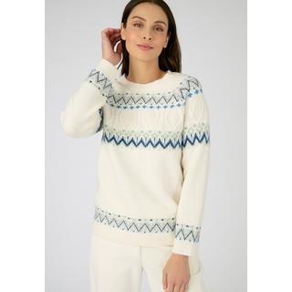 Damart  Warmer Pullover aus Jacquard- und Zopfstrick Thermolactyl 