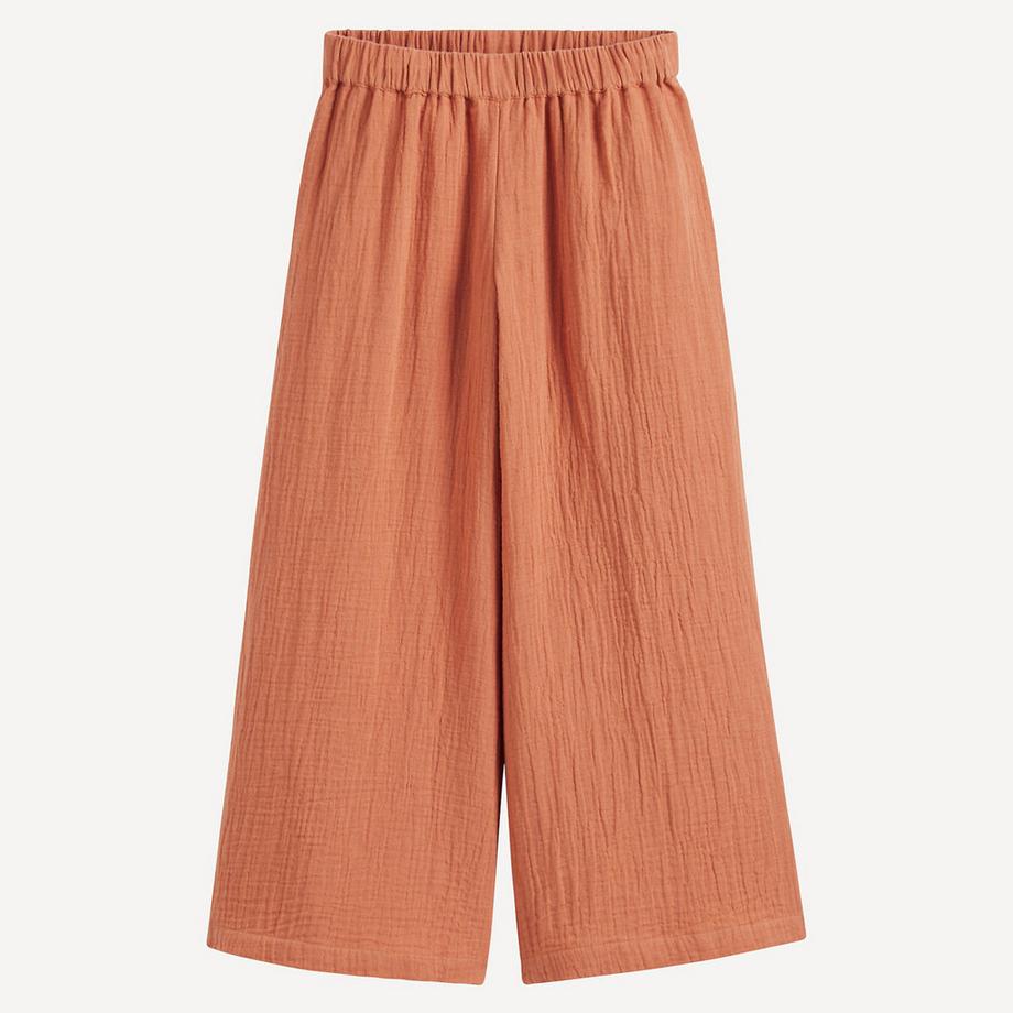 La Redoute Collections  Pantalon large en gaze de coton 