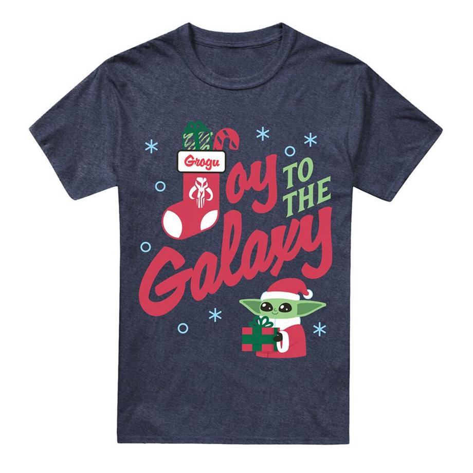Joy To The Galaxy Maglietta Grogupolicotone