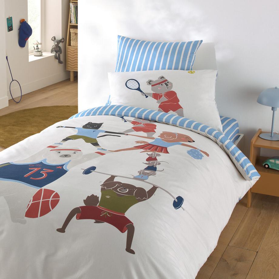 La Redoute Intérieurs Taie d'oreiller enfant 30% de coton recyclé  