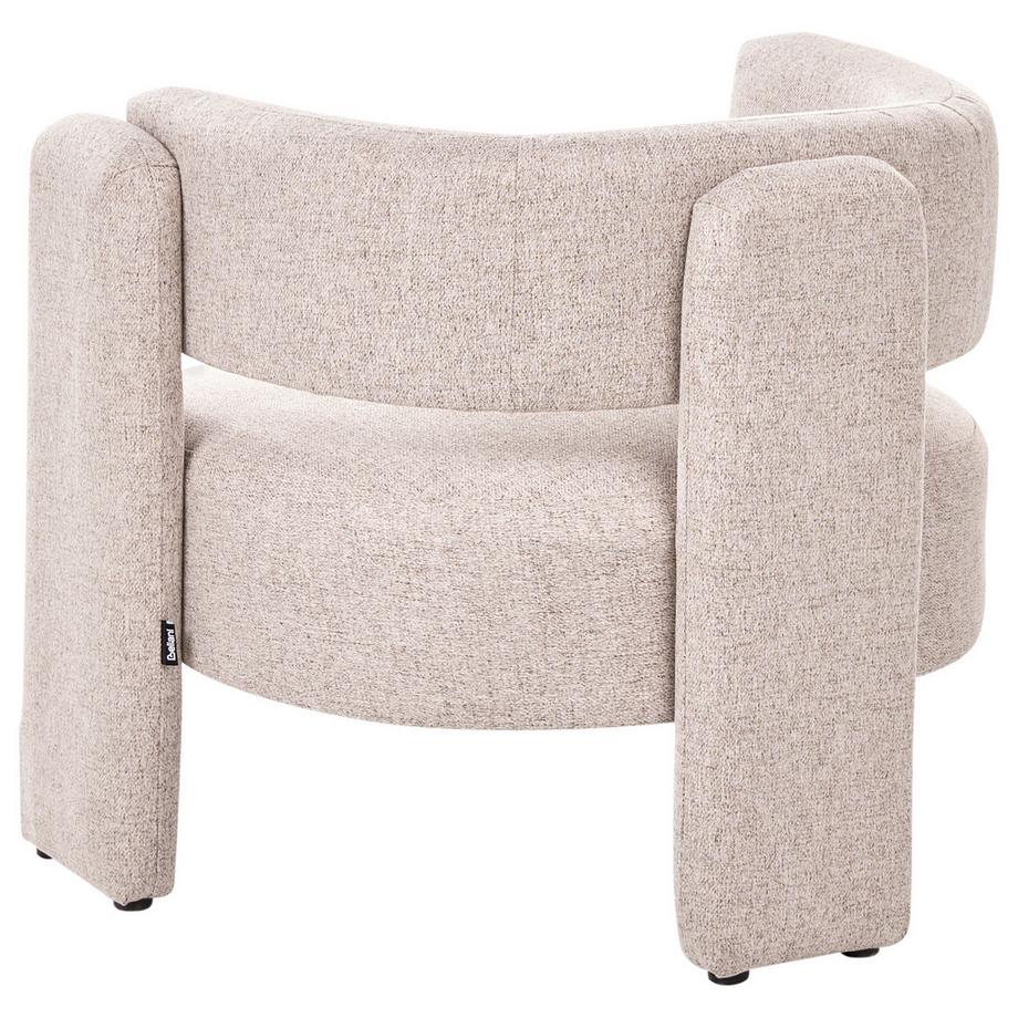Beliani Fauteuil en Tissu Moderne MAGGEBY  