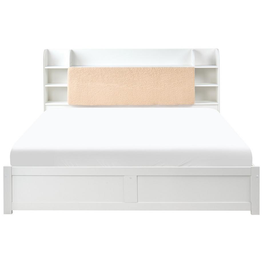 Beliani Letto con cassetti contenitori en Fibra a media densità (MDF)  BIZOU  