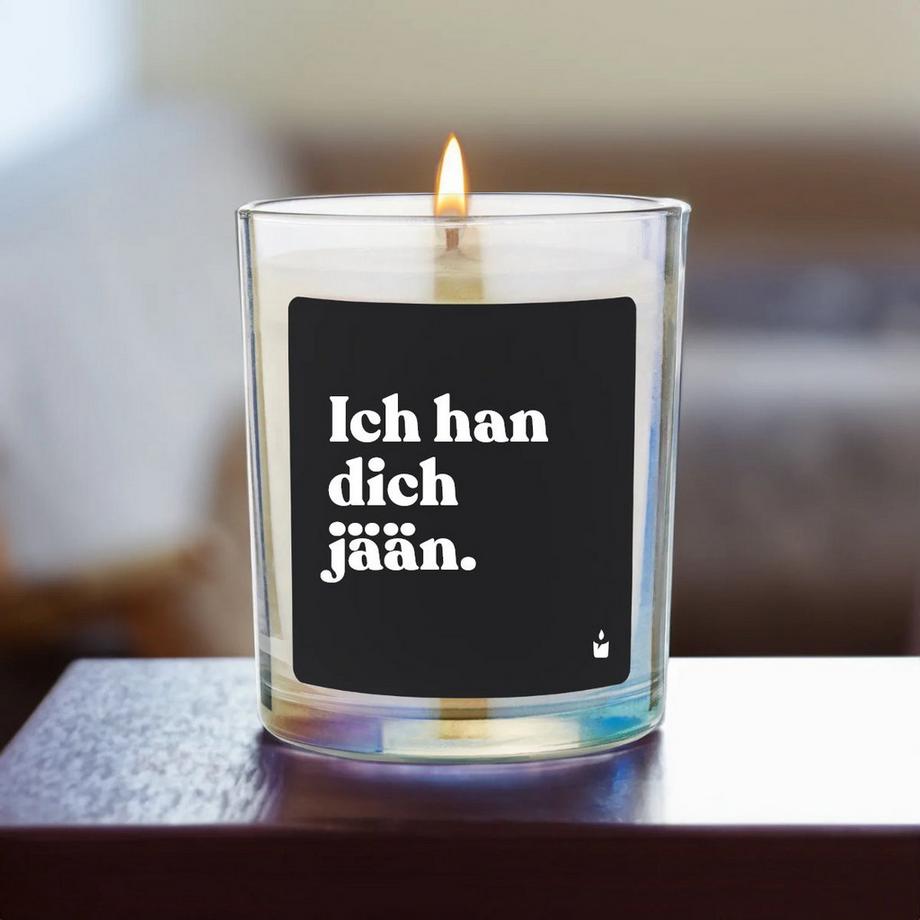 CandleHand Bougie parfumée Rainbow Woody Ich han dich jään.  