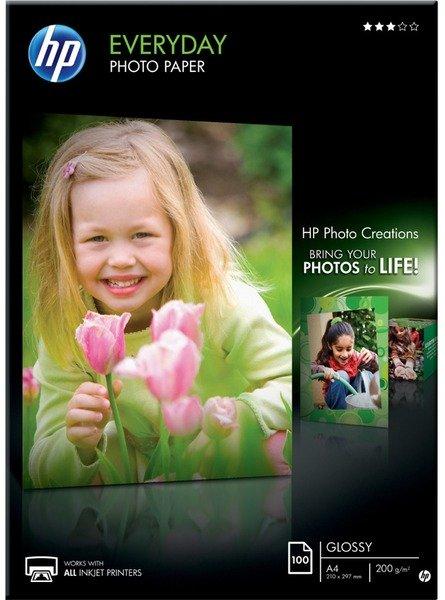 Hewlett-Packard HP Everyday Photo Paper A4 Q2510A InkJet glossy 200g 100 Blatt  