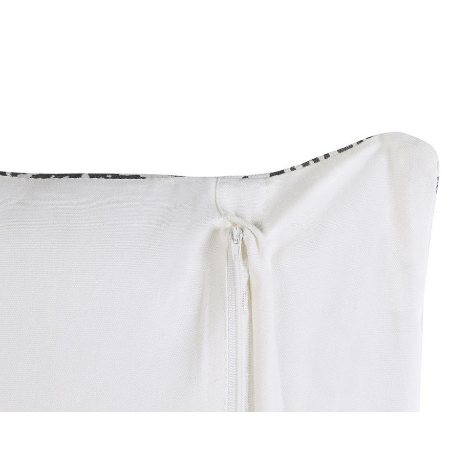 Beliani Lot de 2 coussins décoratifs en Coton Rétro HAZRO  