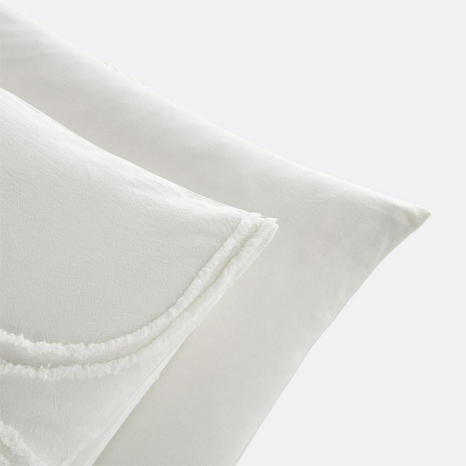 La Redoute Intérieurs Massimo Taie d'oreiller en coton tufté  