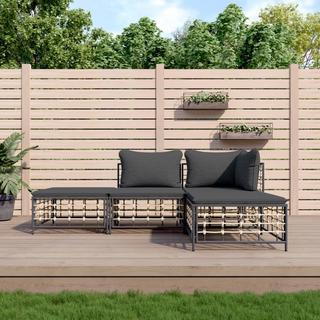 VidaXL Garten lounge set poly-rattan  