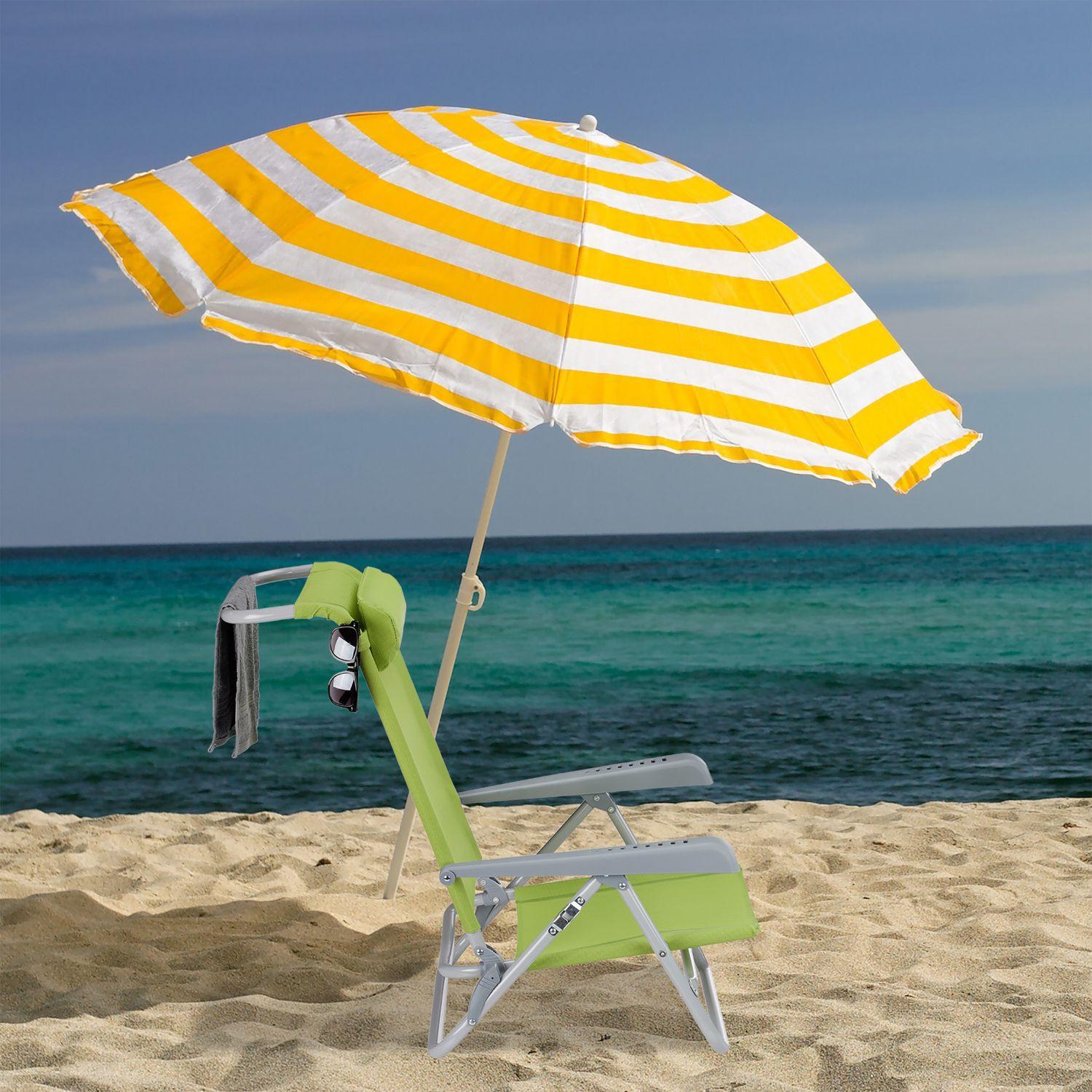 Northix Messingstuhl mit Nackenkissen  