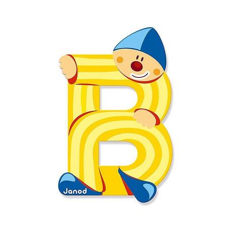 Janod Buchstaben Clown B  