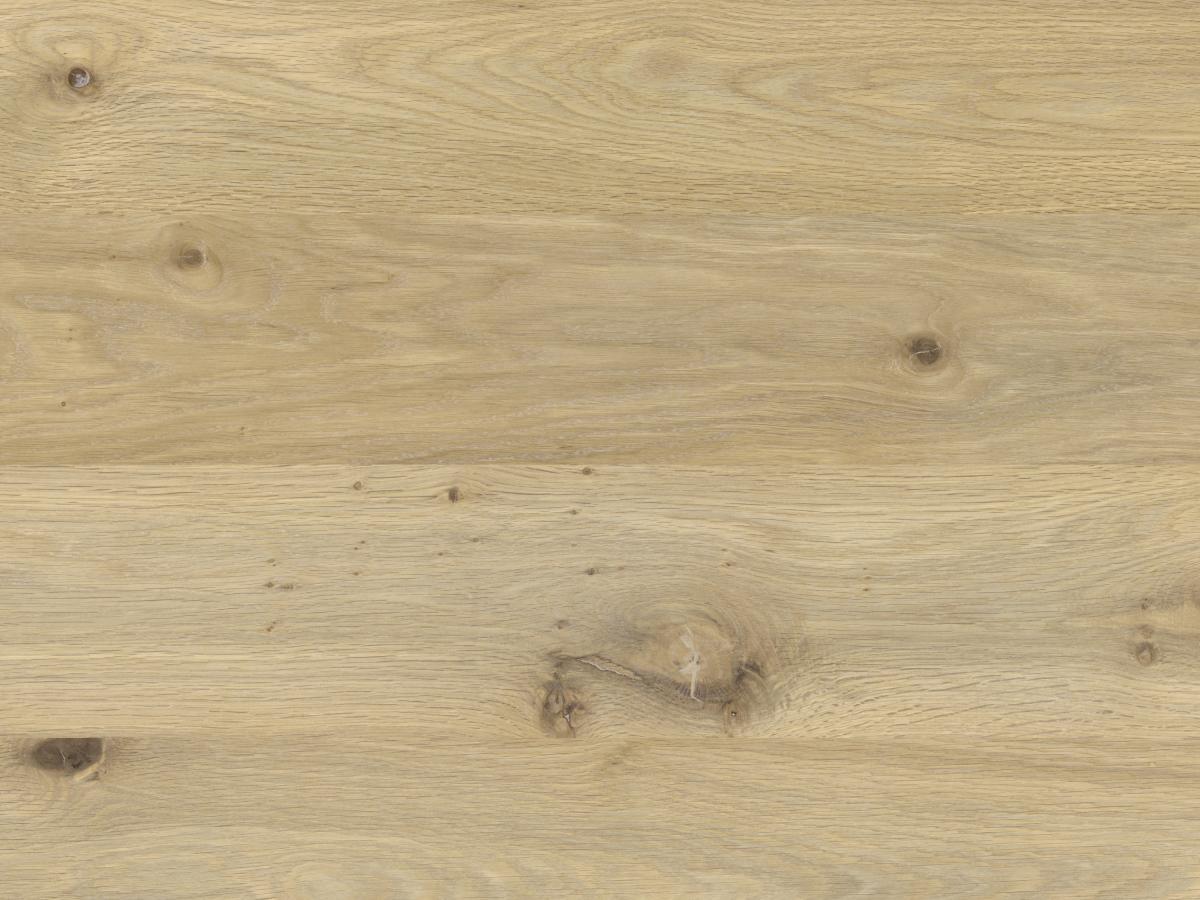 Vente-unique Bett mit Nachttischen & LED-Beleuchtung - 160 x 200 cm - Holzfarben & Schwarz - ARIADA  