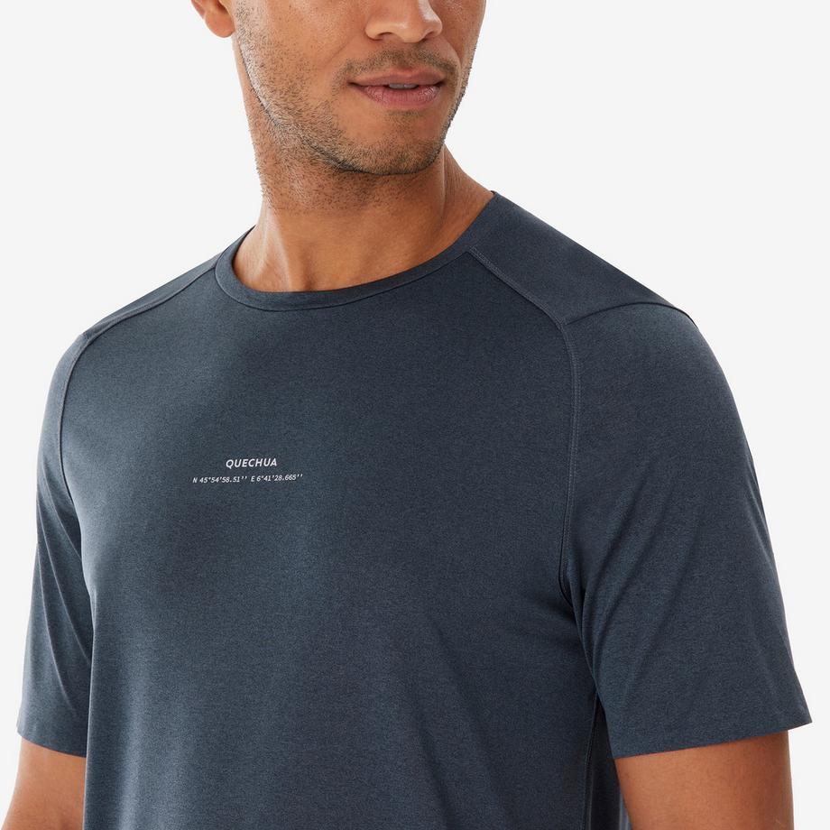 QUECHUA  T-shirt montagna maniche corte uomo sintetico 