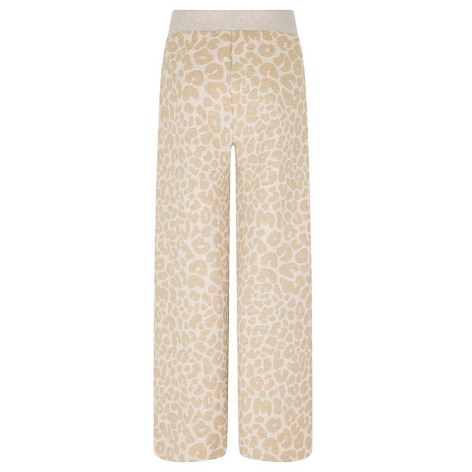 BOSS  Pantaloni Da Casa Leopardato Gamba Larga 